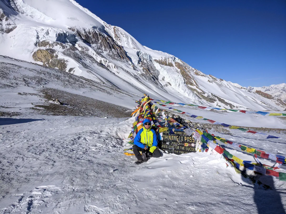 Photo de Nicolas à Thorung La Pass